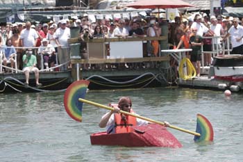 Schooner Wharf Minimal Regatta 2008 photo - Duval Street, Key West